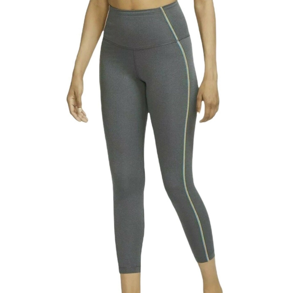 Nike Yoga Women's Mid-Rise Tights Sports Activewear CU5360-032 Size XS